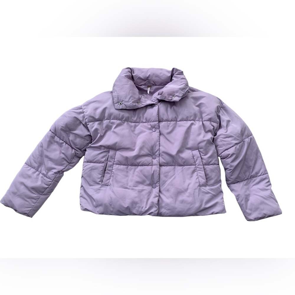 Free People Size Extra Small XS Weekender Puffer Jacket Coat in Lilac Lavender